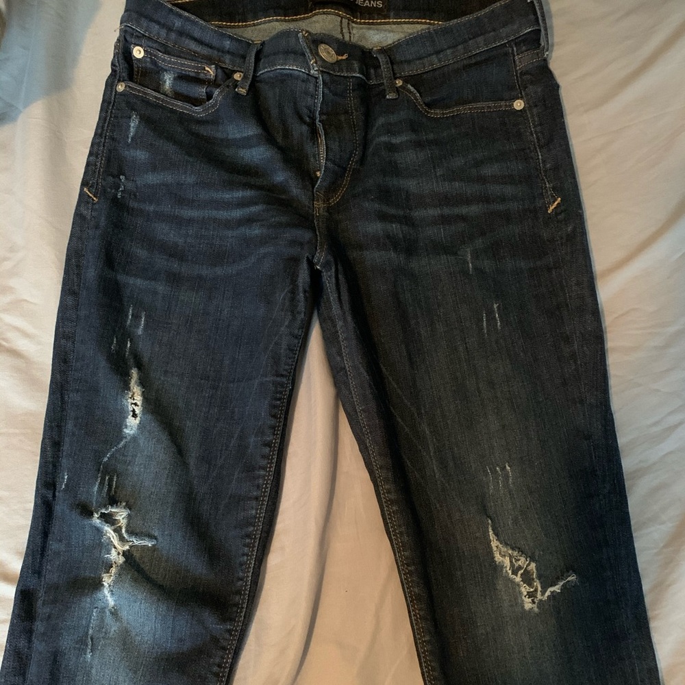 Express Ripped super skinny jean